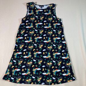 Leprechaun Dress Sz Small Black/Multicolor‎ St. Patrick's Day Halloween Dress Up